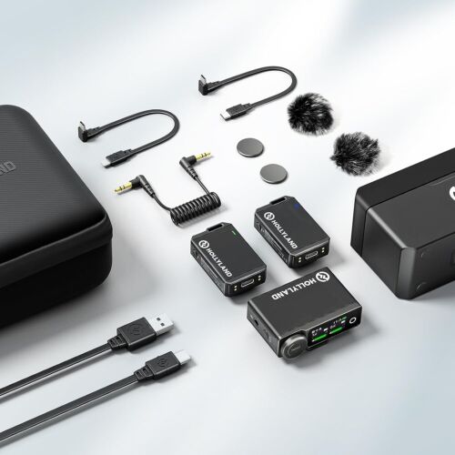 Hollyland Lark Max Duo kabelloses Lavalier-Mikrofonsystem DSLR iPhone Android - Bild 3 von 9