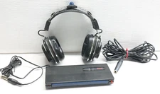 Vintage Koss JCK/200 Kordless Infrared Stereophones Headphones & Transmitter 80s