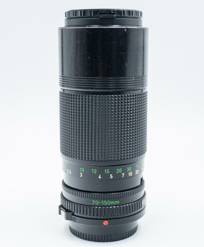 Canon FD 70-150mm f4.5 MF Telephoto Zoom Lens w/Filter and Built in Hood - Picture 2 of 8