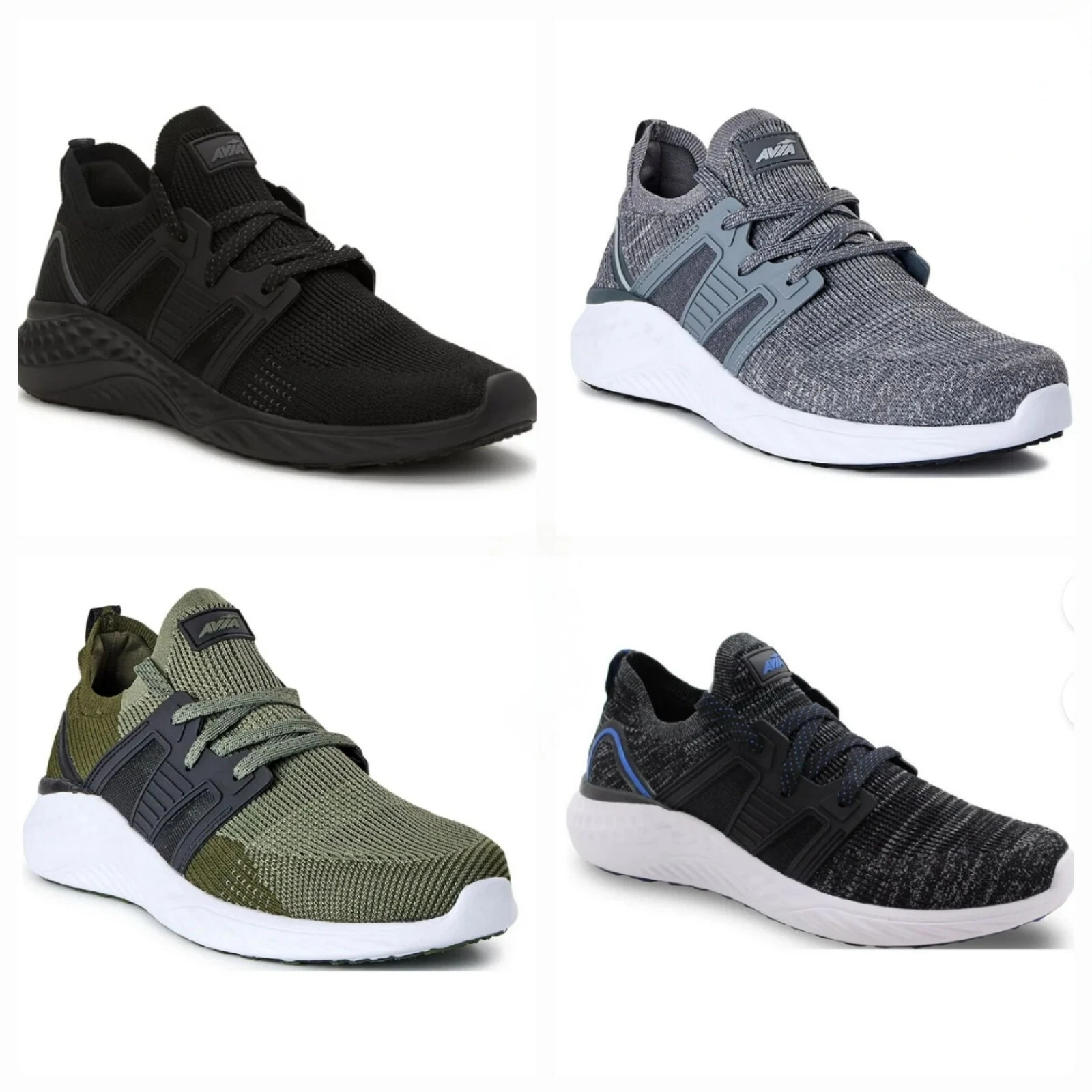 Avia Men's Pick Color Knit Upper Lace-up Low-Top Athletic Sneakers Shoes: 8-13
Opens in a new window