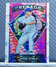 Glenn Otto 2022 Chronicles Crusade PINK PULSAR PRIZM SP #18 - Rangers RC