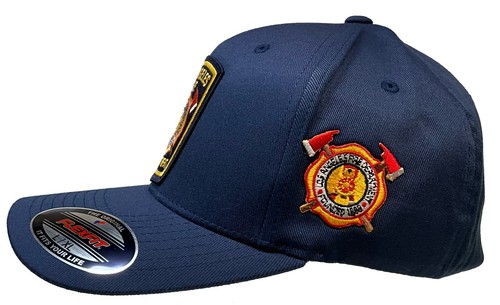 LAFD LOS ANGELES FIRE DEPARTMENT HAT NAVY FLEXFIT SIZE L/XL - Picture 3 of 5
