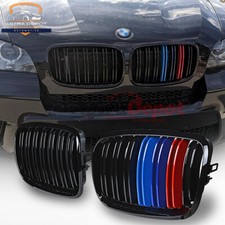 Gloss Black M-color Kidney Grill Grille For Bmw X5 X5m E70 X6 X6m E71 2009-2013 Gloss Black M-color Kidney Grill Grille For Bmw X5 X5m E70 X6 X6m E71 2009-2013