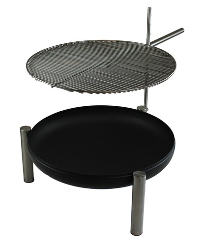 Feuerschale mit Grill Ø 50 cm, Feuerstelle, Profi Feuerschale, Holzkohlegrill - Bild 10 von 12