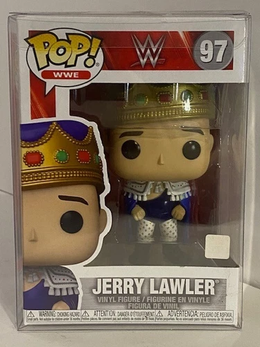 Funko Pop!: WWE - Jerry "The King" Lawler #97 Vinyl Figure w Protector