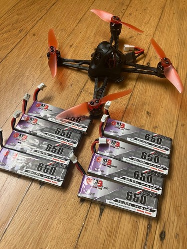 FPV Racing Drone BNF EMAX 3 Inch Nanohawk+ 5 Batteries, Spare Propellers, Parts - Picture 2 of 16