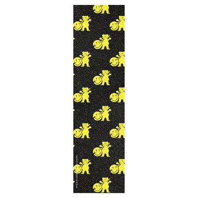 Grizzly X Smiley Skateboard Griptape Meltdown Black