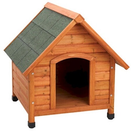 Ware Premium Plus A-Frame Wood Dog House Waterproof Shingle Roof, Choose Size - Picture 1 of 9