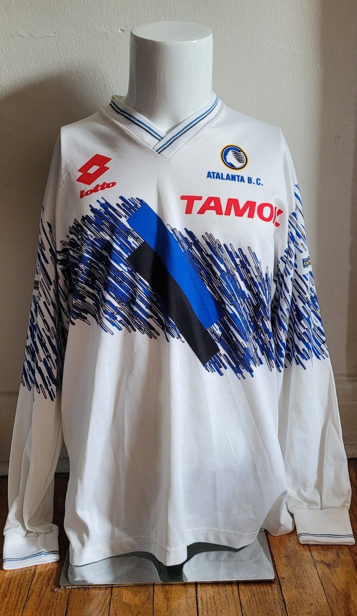 アタランタ ユニフォーム Lotto TAMOIL Lotto XL 1991-92 Atalanta Trainer Home Away Soccer Football