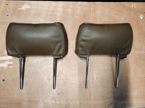 1990-1995 Toyota 4Runner Rear Headrest Set 2nd Row LH RH Genuine OEM Brown OAK - Foto 2 di 9