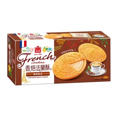 [I-MEI] French Cookies, Milk, Strawberry, Coffee, Chocolate 132g/ Pack 義美法蘭酥