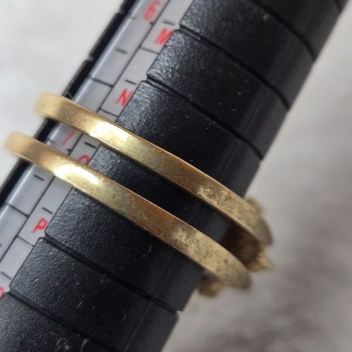 Anillo Cambiable De Colección Talla 7 Circonita Cúbica a Amatista Tono Dorado Anillo - Imagen 7 de 8