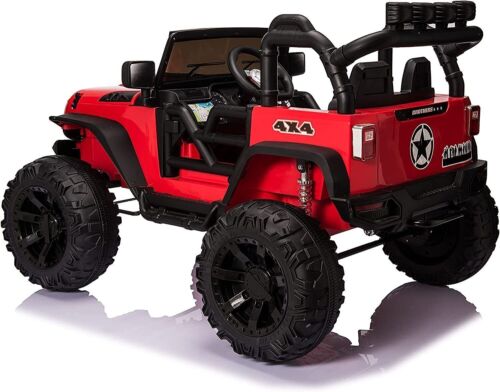 24V Kids Ride on Car, Electric Truck Jeep 2*200W 2-Seaters LED Lights & Music🎵 - Picture 24 of 42