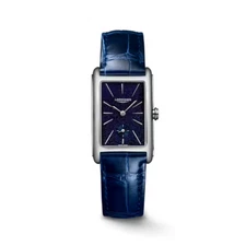 LONGINES L55124932 DOLCEVITA BLUE DIAL ALLIGATOR STRAP 23.3MM X 37MM