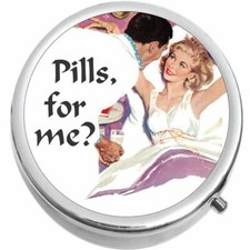 Pills for Me Medicine Vitamin Compact Pill Box