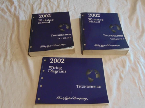 2002 Ford Thunderbird Service Repair Shop Manual & Wiring Diagrams T-Bird OEM