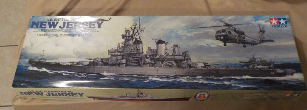s1395 タミヤ 1/350 アメリカBB-62 New Jersey Tamiya Us Battleship Bb-62 New Jersey / Tamiya USA