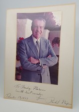 1977 President Richard Nixon Signed Photo