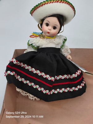 Vintage  Madame Alexander  International Doll with Tag /  Box MEXICO  #576