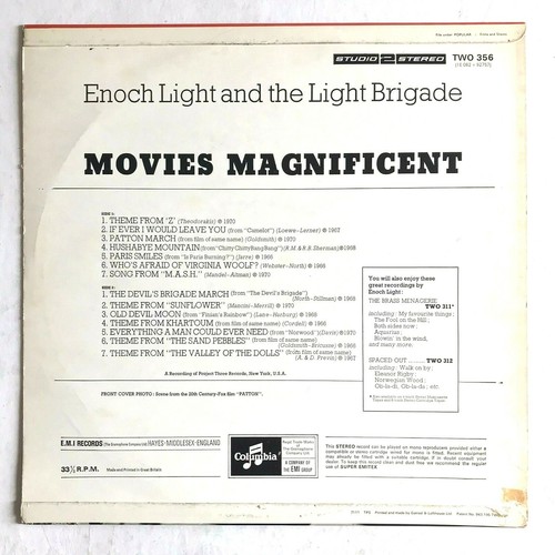 Movies Magnificent Enoch Light And The Light Brigade Film Themes TWO 356 - Picture 2 of 5