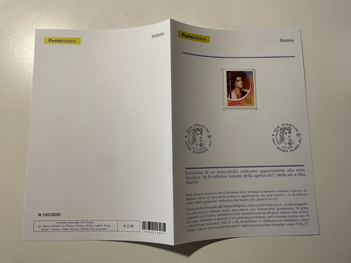 Philatelistisches Bulletin 2018 Mia Martini