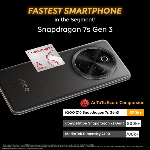 iQOO Z10 5G Snapdragon 7s Gen 3 Processor Global Version - Picture 7 of 7