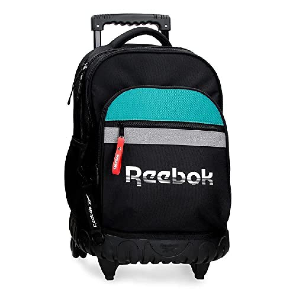 (TG. Mochila Compact 2 Ruedas) Reebok Andover Compact Zaino 2 Ruote Nero 32x43x2