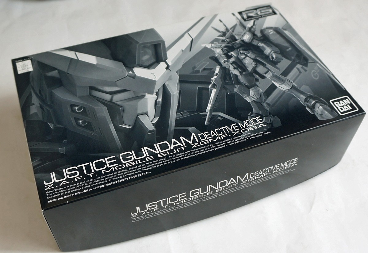 BANDAI RG 1/144 Justice Gundam Deactive mode ZGMF-X09A Gundam seed
