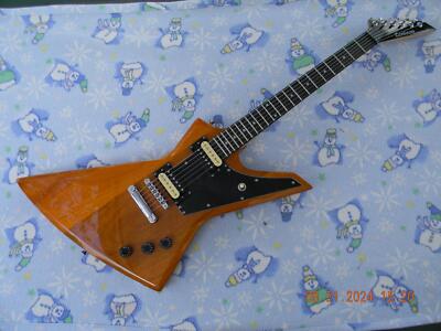 Zenison Explorer Style Electric Guitar,Hot Zebra Humbuckers, Coil