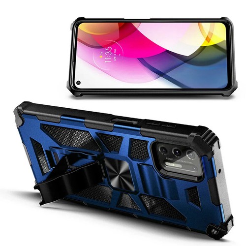 Funda rígida híbrida magnética con soporte para Motorola Moto G Stylus (2021) - Imagen 8 de 9