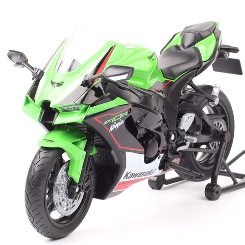 Welly 1/12 Scale 2021 Kawasaki Ninja ZX-10R ZX10R Motorcycle Model Moto Bike Toy - Picture 5 of 25