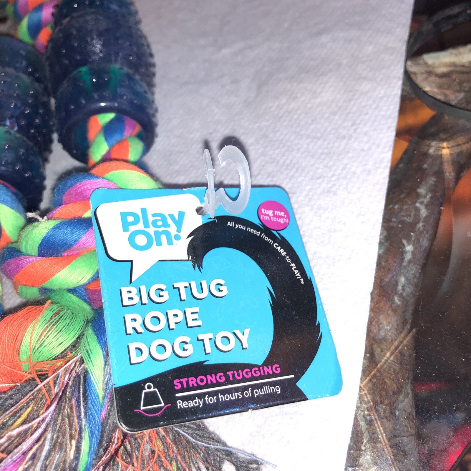 Lot Of 4 Never Used Dog Chew Toys NWT Play On, Petstages, Hedgehog, Tug Rope