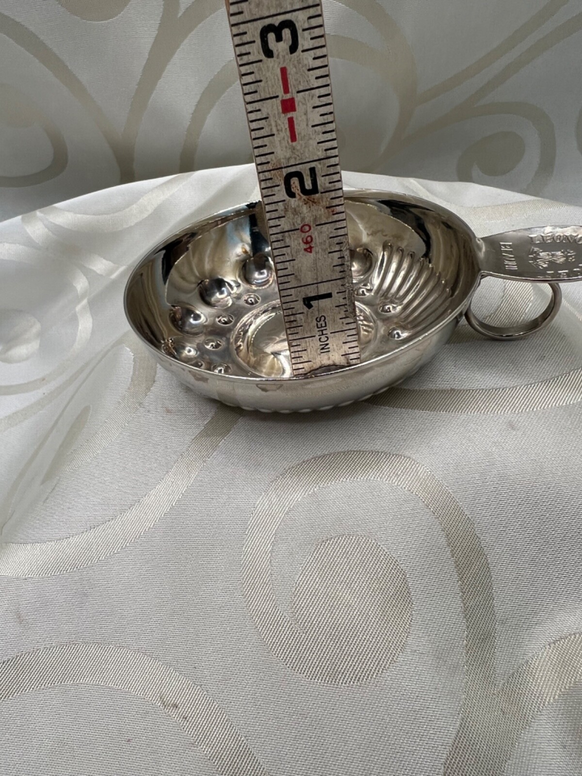 Vintage Leonce Bocquet Beaune Wine tastevin Leonce Bocquet Beaune