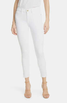【関税込み】FRAME ホワイト Le High Skinny ジーンズ Le High Skinny in Blanc – FRAME