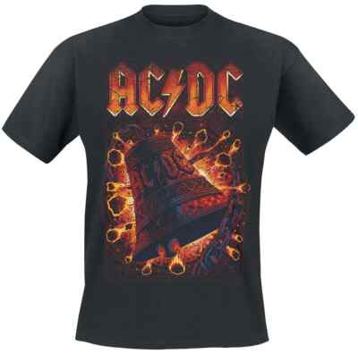 AC/DC - Hells Bells Explosion T-Shirt Schwarz