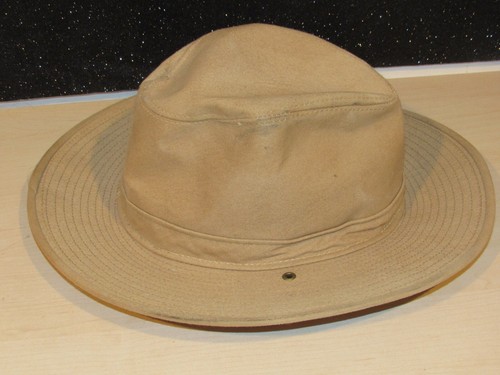 San Diego Zoo Wild Animal Park Adventure Safari Hat Khaki Size Mens Large USA - Picture 2 of 6