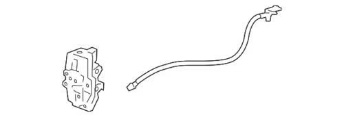 Ensamblaje de pestillo de bloqueo del lado derecho para Chevrolet Impala 2006-2011 (P/N 20790500)