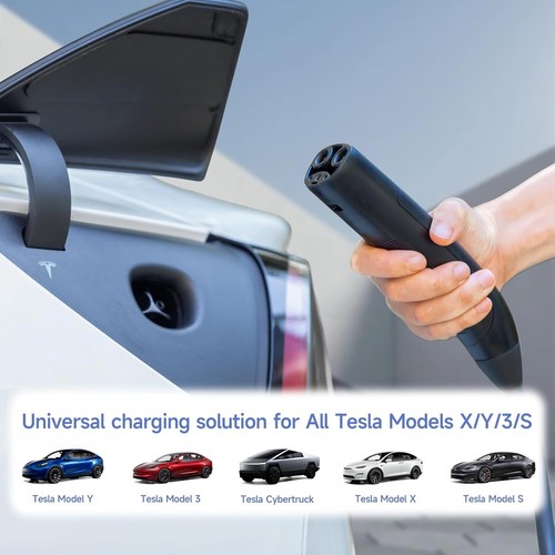 AFYEEV Portable Level 1/2 32A NACS Charger for Tesla NEMA 14-50 Plug 25ft Cable - Picture 12 of 15