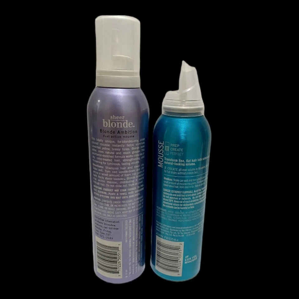 John Frieda Pura Rubia Ambición Doble Acción Mousse + Lujoso Lote Volumen Foto 4 de 4