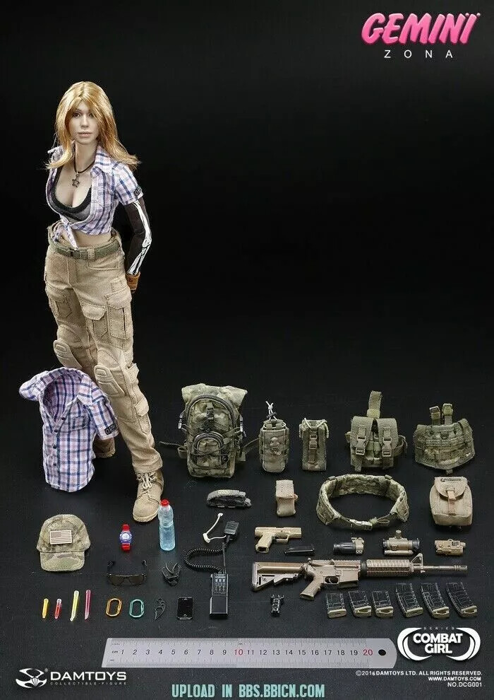 Perfect Damtoys Dcg001 1/6 Combat Girl Series Gemini Zona Action