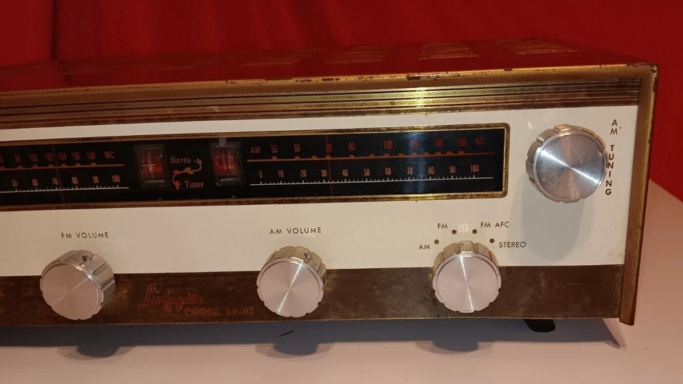 Sintonizador vintage Lafayette LT-77 para piezas o reparación Foto 2 de 4