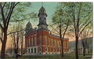 Venango County Court House Courthouse FRANKLIN PA Antique PM 1915