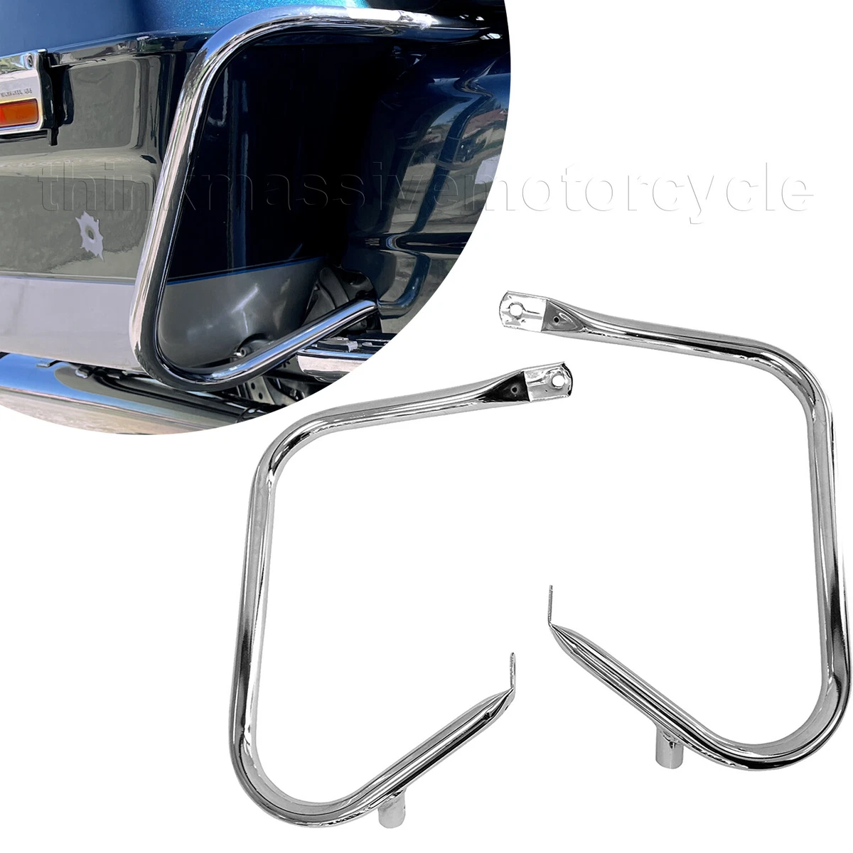 Saddlebag Rear Guards 1997 2008 Harley Davidson Electra Glide Road