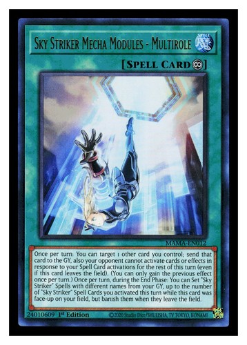 YuGiOh MAMA-EN012 Sky Striker Mecha Modules - Multirole Magnificent Mavens UR - 第 1/1 張圖片
