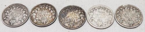 Lot 26 kanadische 10-Cent-Münzen 925 Sterling & 800 Silber George V 1913-1936 - Bild 11 von 20