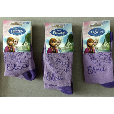 Frozen Elsa Socken Gr. 27-30/Gr. 31-34/Gr. 35-37 jeweils ein Paar Socken