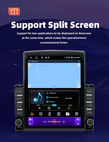 9.7inch For Toyota Highlander 2014-2018 Android Car Radio Stereo GPS Navi 2+32GB - Picture 5 of 18