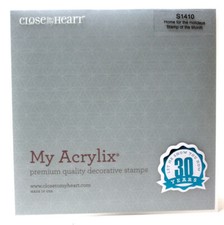 Close To My Heart Home for the Holidays S1410 Acrylix Stamp Set