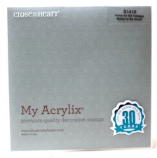 Close To My Heart Home for the Holidays S1410 Acrylix Stamp Set