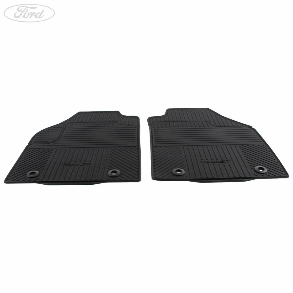 Genuine Ford Transit Connect Front Rubber Contoured Floor Mats 2002-2013 1685505 - Image 3 of 4